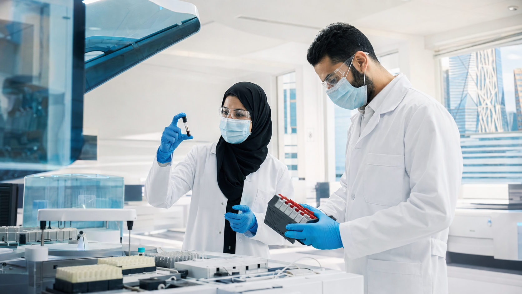 lab develops latex diagnostic reagents.png