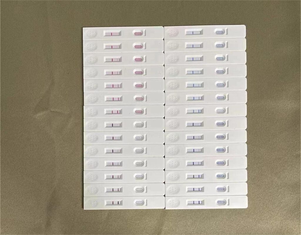 Lateral flow chromatography - application of colored microspheres