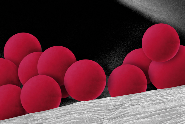 red Color Carboxyl Microspheres