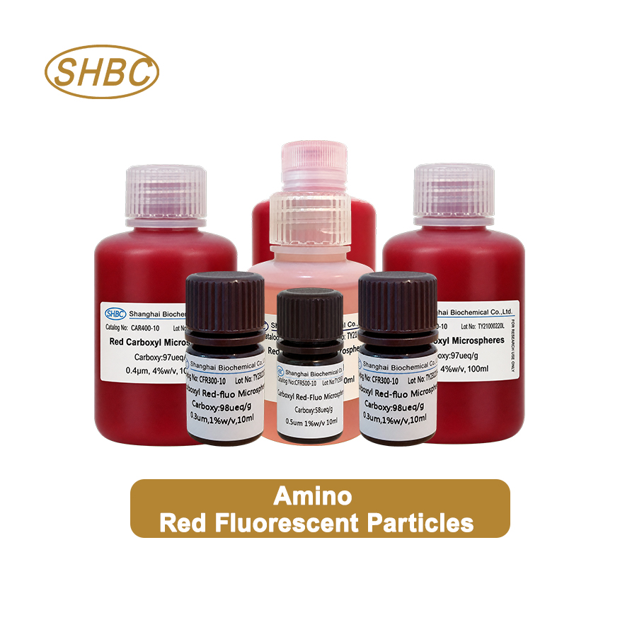 AFR3UM-10 3 μm Amino Red Fluorescent Particles 1%