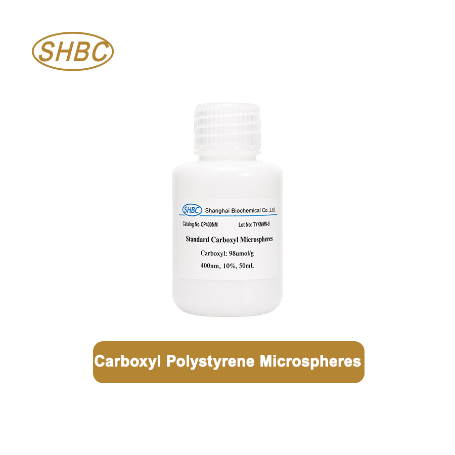 CP400NM-10 0.4μm Carboxyl Polystyrene Microspheres 10% Solids for Biomolecule Coupling