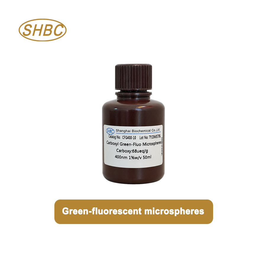 400nm Carboxyl Green-Fluo Microspheres CFG400-10 1%