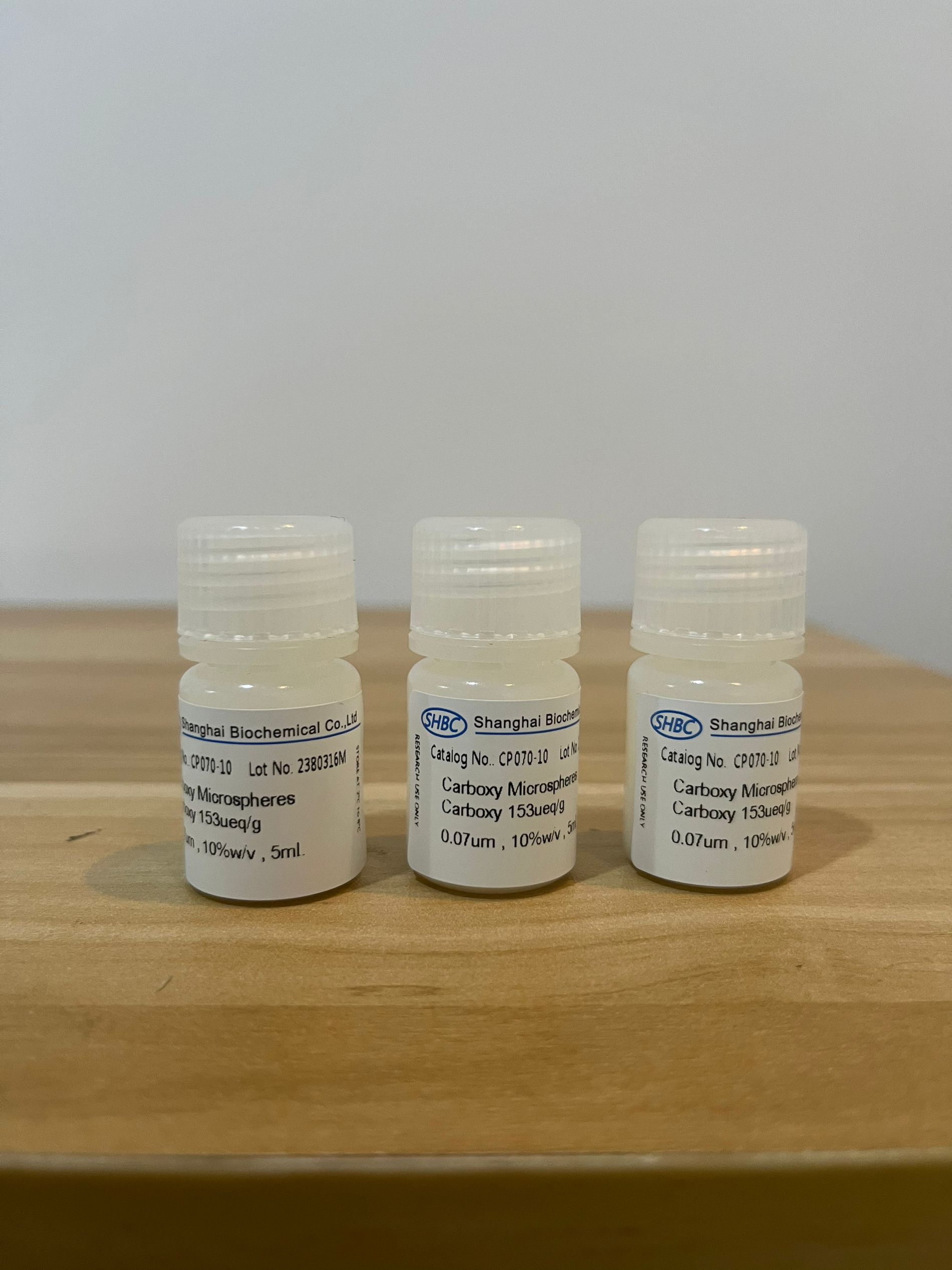 CP70NM 70nm Carboxyl Polystyrene Microspheres 10% Solids for Biomolecule Coupling