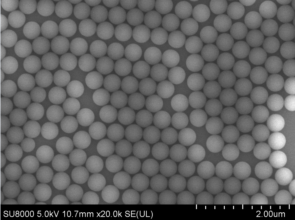 Particle Size Distribution Diagram of 400 nm Carboxyl Microspheres.png