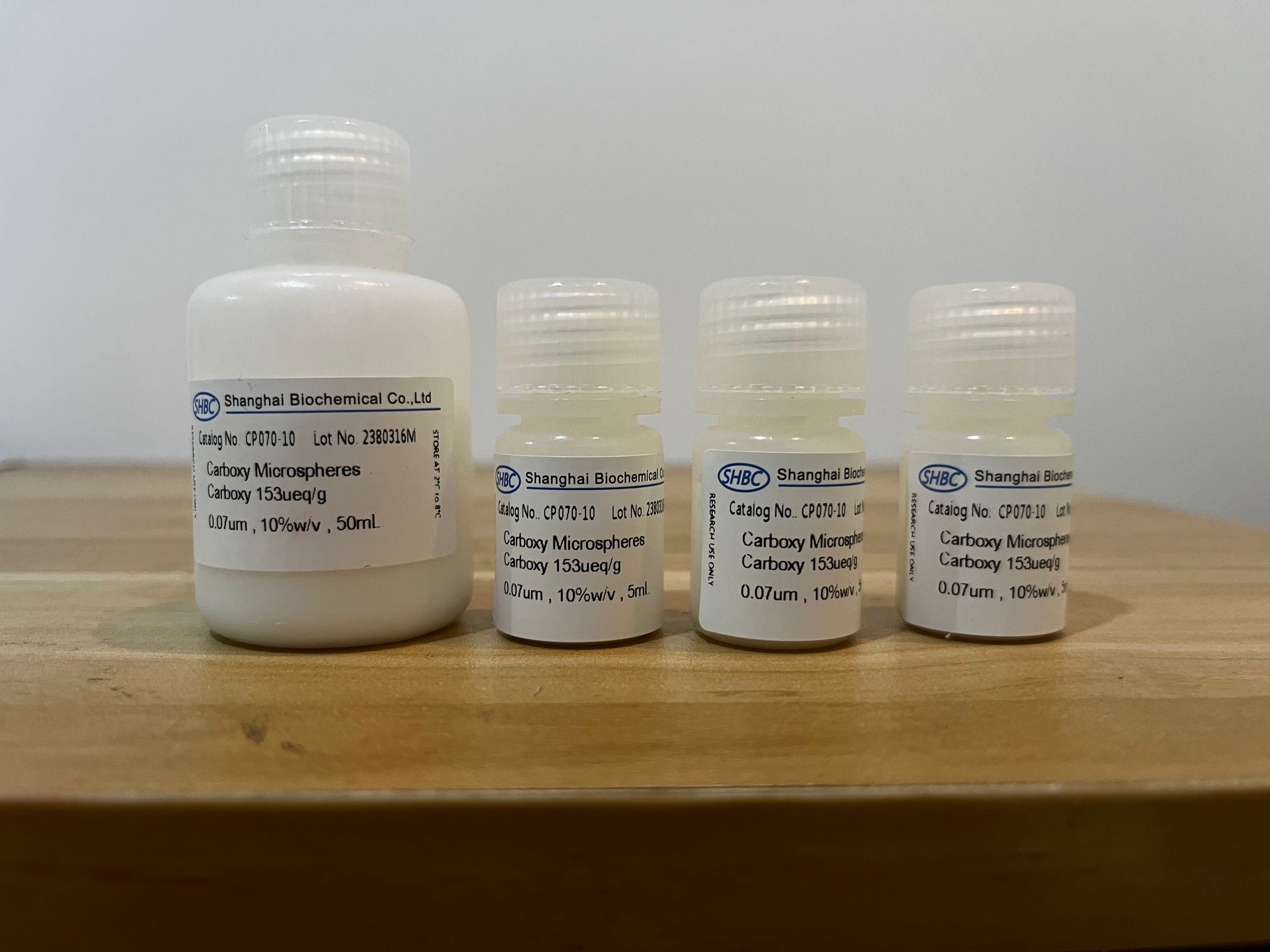 CP80NM-10 80nm Carboxyl Polystyrene Microspheres 5% Solids for Biomolecule Coupling