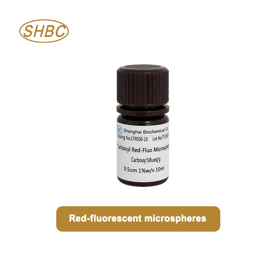500nm Carboxyl Red-Fluo MicrospheresCFR500-10