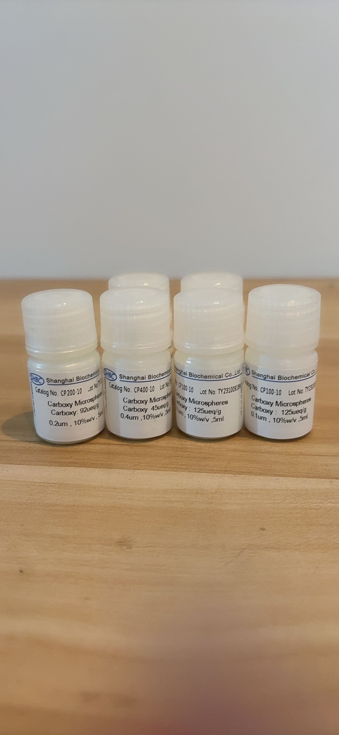 CP90NM-10 90nm Carboxyl Polystyrene Microspheres 5% Solids for Biomolecule Coupling
