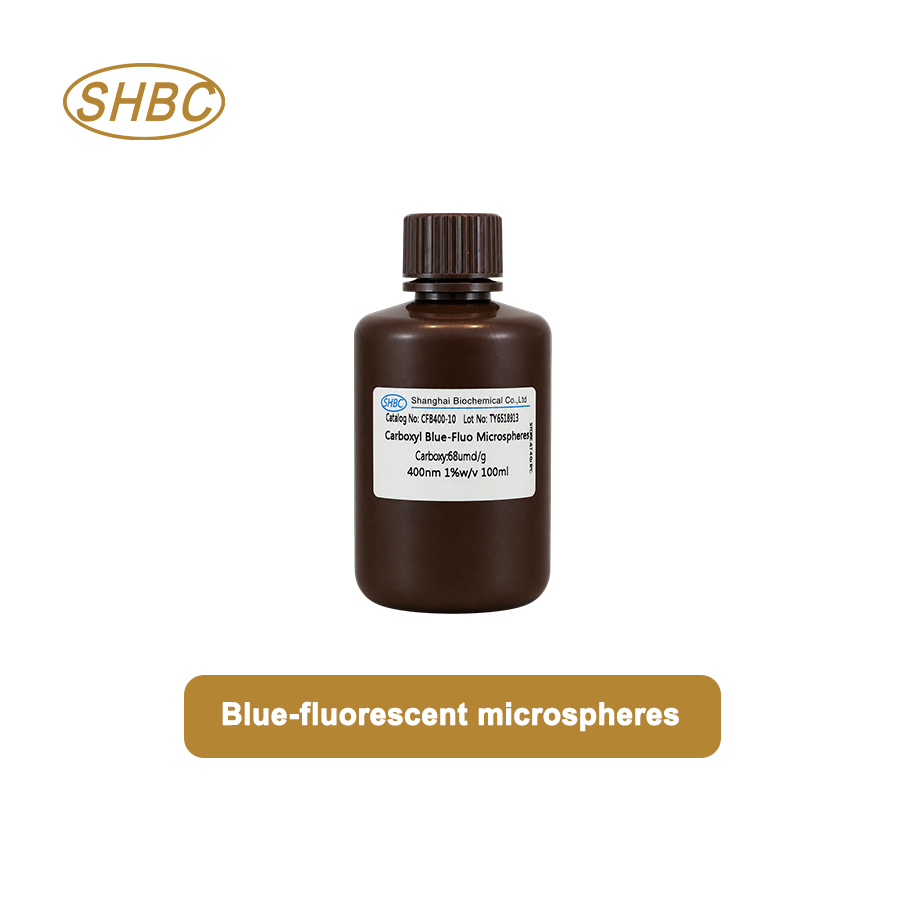 400nm Carboxyl Blue-Fluo Microspheres CFB400-10 1%