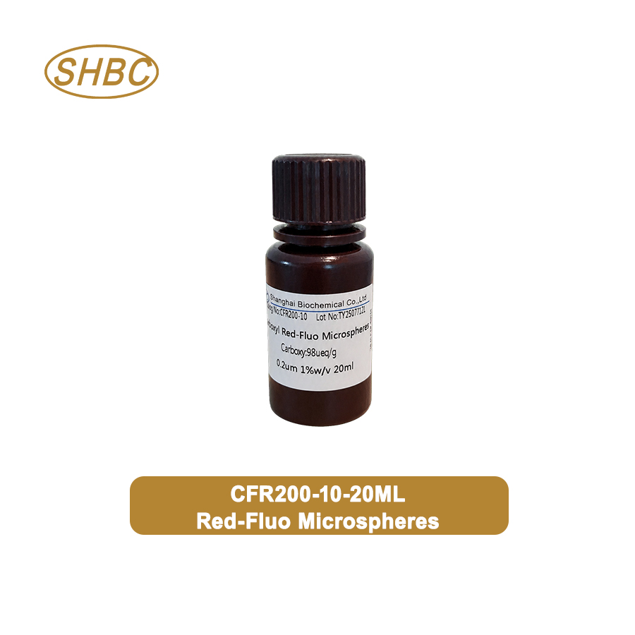 200nm Carboxyl Red-Fluo Microspheres CFR200-10 1%