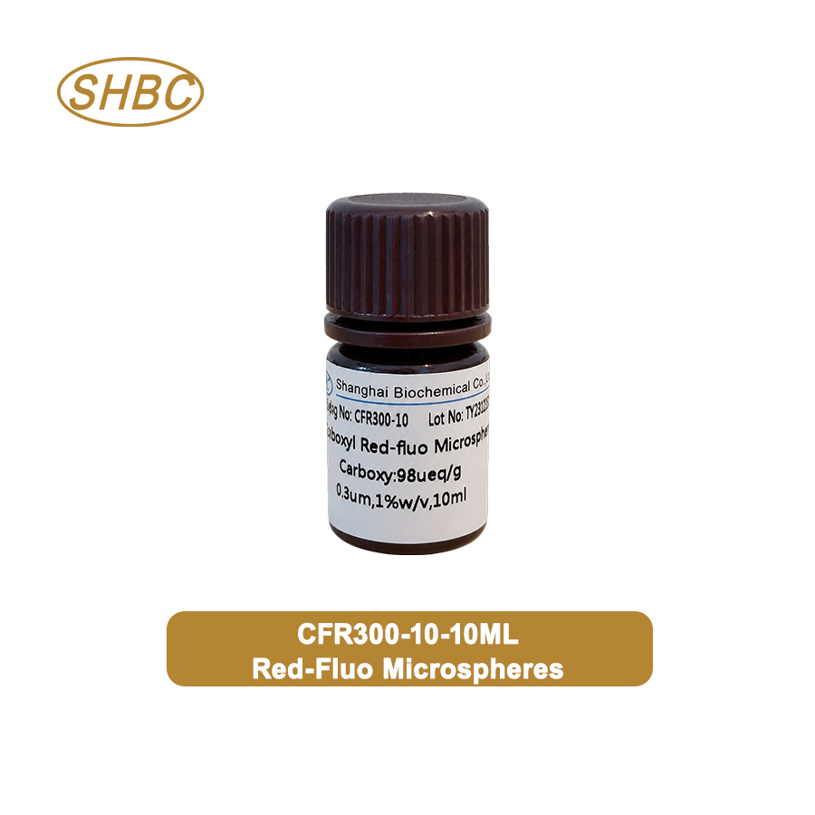 300 Carboxyl Red-Fluo Microspheres CFR300-10 1%
