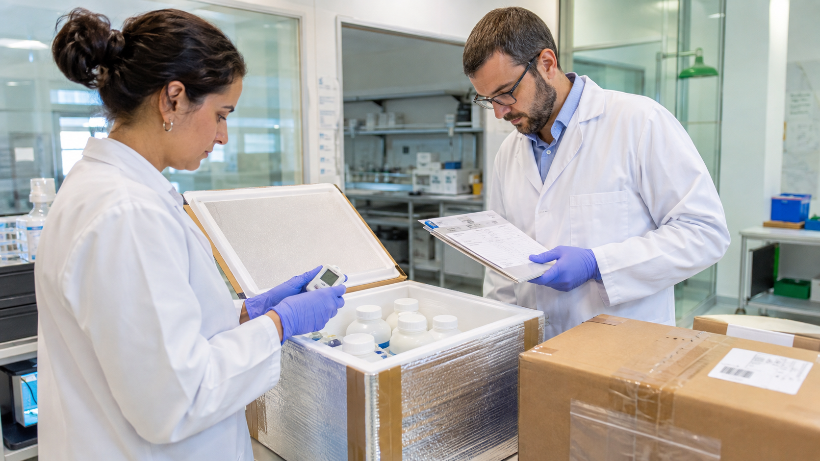 Cold‑chain microsphere receiving inspection (Spanish lab).png