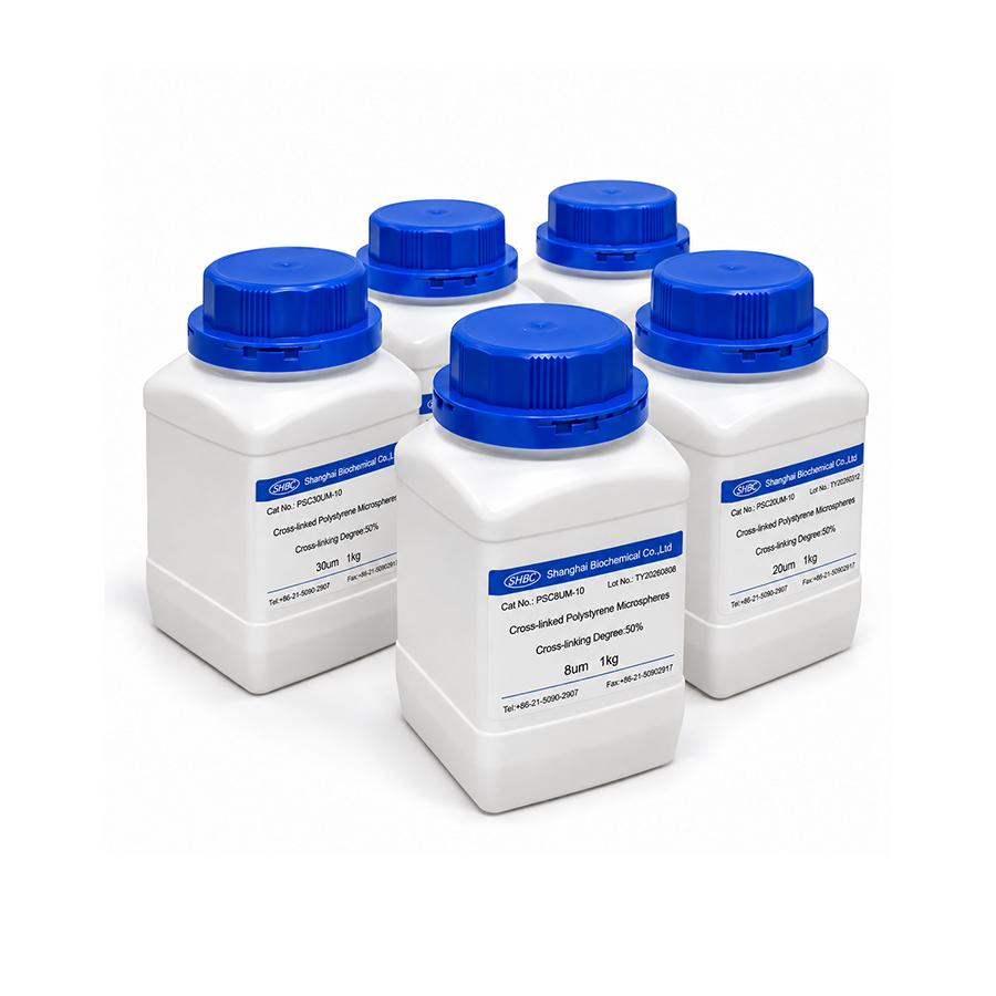 25um Crosslinked Polystyrene Microspheres PSC25UM 50%