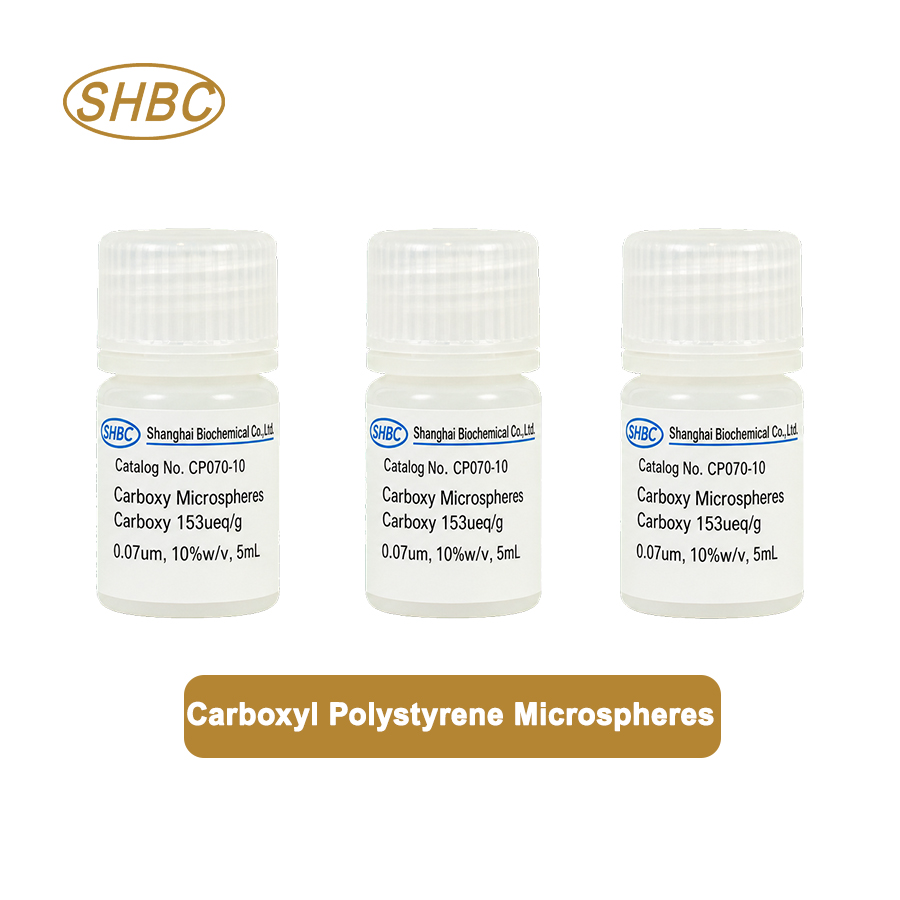 CP70NM 70nm Carboxyl Polystyrene Microspheres 10% Solids for Biomolecule Coupling